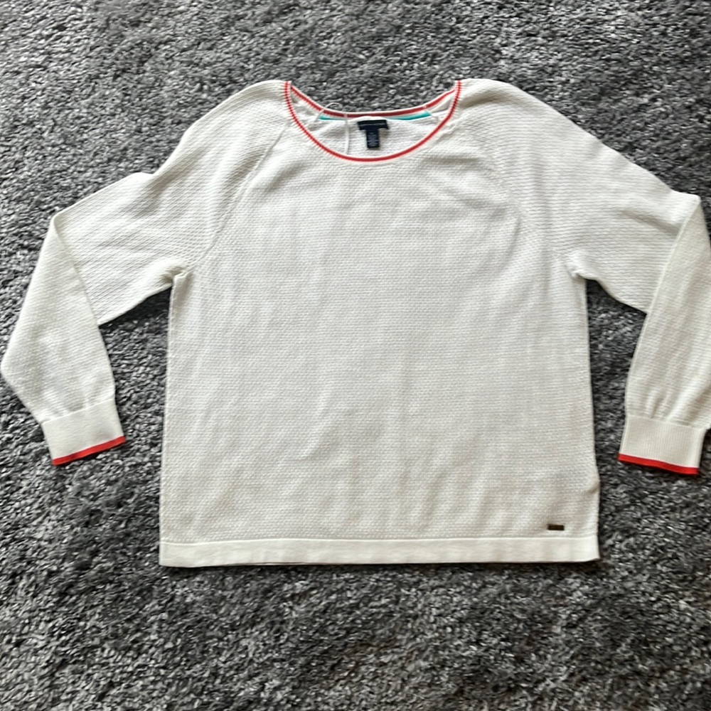 Tommy Hilfiger Ladies Sporty White Top - XL